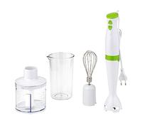 Baroni Home Kit Mixer ad Immersione 3 in 1 a 2 Velocità, 200 W, Frullatore Multifunzione, con Frullatore ad Immersione, Tritatutto da 750 ml, Frusta Elettrica, 24,3x12,3x24 cm