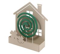 Baroni Home Porta Zampirone in Metallo Portazampirone da Interno o da Esterno da Interrare in Vasi o nel Giardino Fantasia, Casa Tortora, 17X5X18 cm