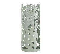 Baroni Home Portabicchieri in Metallo Decorato, Dispencer Bicchieri USA e Getta Design Moderno per Tavola e Cucina, Linea Fragola, 8x8x20 cm