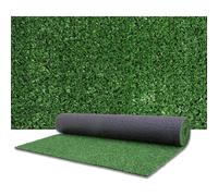 Baroni Home Rotolo di Erba Sintetica 1x20 mt Altezza 7 mm, Verde Naturale, Erba in PE, Fondo Drenante in PP, Alta Densità Fili/m², Resistente e Sicura per Animali, per Giardini, Terrazzi, Piscine