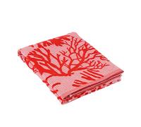 Baroni Home Telo Mare con Frange 100% Cotone, Asciugamano Mare Super Assorbente, Telo da Spiaggia ad Asciugatura Rapida, 90x160 cm, Jacquard Rosso