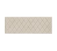 Baroni Home Testata del Letto Imbottita in Velluto Beige con Struttura Interna in MDF, Doppio Gancio in Acciaio e Altezza regolabile, Facile Montaggio a Muro, Design Elegante e Confortevole,152x55 cm