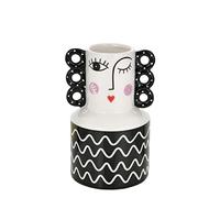 Baroni Home Vaso Pop, Soprammobile Moderno Dipinto a Mano, Statuetta da Interno o Esterno,