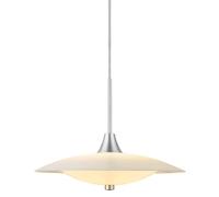 Baroni Lampadario Ø35 Opal/ Alluminio