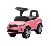 Baroni Toys Land Rover Ride-On, Macchinina Spingi e Vai per Bambini 1-4 Anni, Fari LED, Suoni Realistici, Ruote Antiscivolo, Vano Portaoggetti, Antiribaltamento 65.5x28x39 cm Rosa