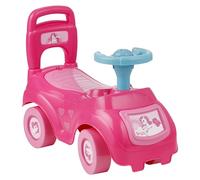 Baroni Toys Macchina Giocattolo per Bambini, Macchinina spingi e Vai con Clacson ad Aria e Sottosella, Sistema Antiribaltamento, da 1 a 4 Anni, Rosa Unicorno