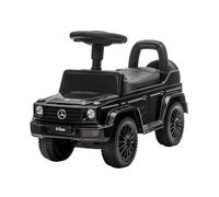 Baroni Toys Suv Mercedes Ride-On Macchinina Spingi e Vai per Bambini 1-4 Anni, Fari LED, Suoni Realistici, Ruote Antiscivolo, Vano Portaoggetti, 69.5x29x43 cm Nera