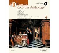 Baroque Recorder Anthology: 23 Works for Alto Recorder and Piano Includes Downloadable Audio (4)
