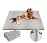 Barpor Cuscinetti lavabili per cani, confezione da 2 pezzi, 91,4 x 122 cm, riutilizzabili, resistenti, assorbenti, a prova di perdite, tappetini antiscivolo per il parto del cane, a prova di