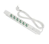 Barra 3m 3G1 S31 6P40, con interruttore, colore grigio Fanton 23201