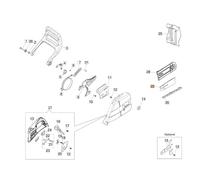 Barra 51 cm ORIGINALE OLEOMAC per motosega GS 650 - GS 651 50250107R