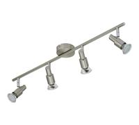 Barra a 4 faretti spot LED One 3 W Metallo
