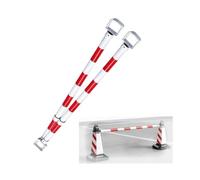 Barra a cono retrattile, 1 2 6 8 10 20 pezzi Barra a cono di sicurezza stradale allungabile leggera, barriere temporanee regolabili da 47" a 79" for costruzioni(Red and White,2pcs)