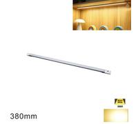 BARRA A LED CUCINA ARMADIO LUCE CALDA SENSORE MOVIMENTO MANO RICARICABILE 38CM