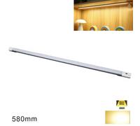 BARRA A LED CUCINA ARMADIO LUCE CALDA SENSORE MOVIMENTO MANO RICARICABILE 58CM