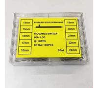 Barra a molla per orologio a sgancio rapido 14 mm-24 mm Wathc riparazione strumento fai da te, 1.5mm