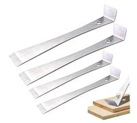 Barra a pressione piatta da 4 pezzi, 7 ＆ 10 barra piatta in acciaio inossidabile, estrazione di rivestimento multifunzionale portatile per tiro, lera, raschiatura