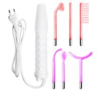 Barra ad alta frequenza, parete ad alta frequenza con 6 sonde, acne ad alta frequenza, macchina per il viso di bellezza per rassodare la pelle, riduzione delle rughe, acne, perdita di capelli