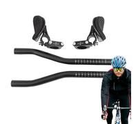 Barra aerodinamica per bicicletta, barra aerodinamica - maniglia di rilassamento bicicletta, supporto per bicicletta manubrio TT, barra aerodinamica per ciclismo su strada, manubrio ergonomico