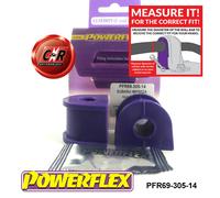 Barra Anti Rollio Posteriore Powerflex PFR69-305-14 Per Supporti Del Telaio 14mm