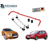 TA-Technix Barra duomi posteriore regolabile Golf 4 A3 8L Leon 1M 1997-2004 Acciaio Rosso