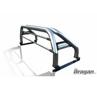 Barra Antirollio + Luci Stop per Volkswagen Amarok 10 - 16 Acciaio Inox Lucidato