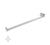 Barra Appendiabili per Armadio a Batteria 85,8-100,8 cm con LED Bianco Naturale
