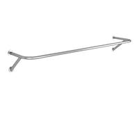 Barra Appendiabiti da Parete, Set da 1, 80/100/120 cm Attaccapanni da Muro per Tubo Industriale, Porta Abiti da Camera in Metallo Resistente(Silver,100CM/39.4IN)