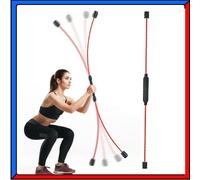 BARRA ASTA BASTONE FLESSIBILE OSCILLANTE DA 160cm PER FITNESS PILATES PALESTRA