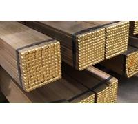 BARRA BARRE QUADRATA LISCIA OTTONE OT 58 fresa tornio