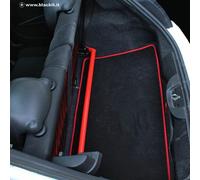 BARRA BASSA POSTERIORE in acciaio PER 500 E 595 ABARTH ROSSA
