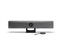 Barra ClickShare CB Core con 1 pulsante Barra video all-in-one per conferenze wireless in sale riunioni di piccole e medie dimensioni su qualsiasi