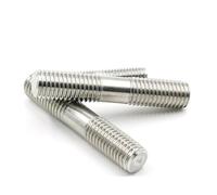 Barra completamente filettata, vite a filettatura Bullone a barra filettata a doppia estremità in acciaio inossidabile, for uso dentale, M5, M6, M8, confezione multipla(M8x140 (100pcs))