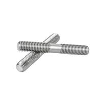 Barra completamente filettata, vite a filettatura Viti a doppia testa in titanio puro TA2, barre filettate, confezione da 2-10 pezzi M4 M5 M6 M8 M10 20-120 mm(M4 (10pcs),40mm)
