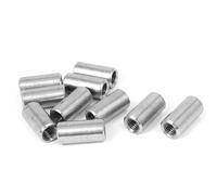Barra con manicotto filettato M8x1,25 mm Dadi per connettori rotondi 10 pezzi