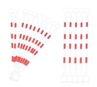 Barra conica for la sicurezza stradale in PVC | Multicolor 1.2m-2m: Gestione della costruzione e della sicurezza stradale(B 40 Pcs)