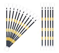 Barra conica for la sicurezza stradale in PVC | Multicolor 1.2m-2m: Gestione della costruzione e della sicurezza stradale(A 40 Pcs)