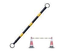 Barra conica retrattile in plastica industriale in PVC | Multicolor 1/2/5/6/8/10/12/16/20 pezzi: Controllo temporaneo della folla nei parcheggi(Yellow and Black,1pc)