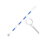 Barra Conica Retrattile Portatile Da 3 Piedi A 6 Piedi Barriera A Cono Di Sicurezza Espandibile Per Costruzioni Stradali, Nero E Giallo, Cono Non Incluso(Blue 1.25m-2m(4.1ft-6.56ft),15PCS)