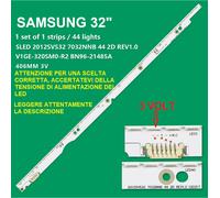 BARRA DA 44 LED TV SAMSUNG V1GE-320SM0-R1 2012SVS32 3V