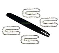 Barra 50cm 1.5mm 0.325" 76 TG + catena 4X Timbertech, Motosega 5200