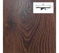 Barra da 90cm di PROFILO GIUNTO in Alluminio Gamma Laminati - Piatto o a discesa (base+coperchio) - CUBA - PIATTO