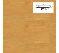 Barra da 90cm di PROFILO GIUNTO in Alluminio Gamma Laminati - Piatto o a discesa (base+coperchio) - MUSON -PIATTO