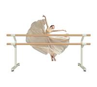 Barra da balletto, autoportante, resistente, per casa e studio, barra elastica in legno ad altezza fissa per danza e allenamento di flessibilità