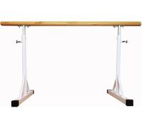 Barra da Ballo Portatile Autoportante, Palo Elasticizzato Regolabile in Altezza 80-120 Cm, Attrezzatura Mobile per Palo da Balletto per Palestra Dae Studio, White, 100cm