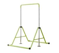 Barra da ginnastica pieghevole Barra orizzontale Barra da allenamento regolabile in altezza for palestra domestica Barra da allenamento junior Supporto 660 libbre(Green)