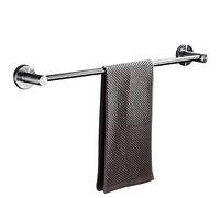 Barra da parete in acciaio inox spazzolato, 120 cm, elegante soluzione per cucina e bagno, design salvaspazio per arredamento moderno della casa e organizzazione dei servizi igienici