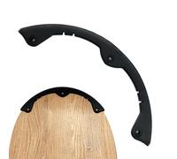 Barra da snowboard - Striscia di protezione ABS | Black Collision Guard - Copertura per della testa e della coda con viti per la sicurezza di una tavola | Accessorio da snowboard durevole per