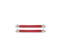 Barra Del Labbro Del Paraurti Per Auto 1 paio universale da corsa regolabile paraurti anteriore posteriore lip splitter barra di supporto/kit tirante da corsa 75mm/100mm/150mm/200mm(75mm red)