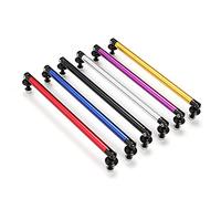 Barra Del Labbro Del Paraurti Per Auto 2 pezzi da 200 mm regolabile paraurti anteriore posteriore lip splitter rod barre di supporto regolabile paraurti asta universale(Red)